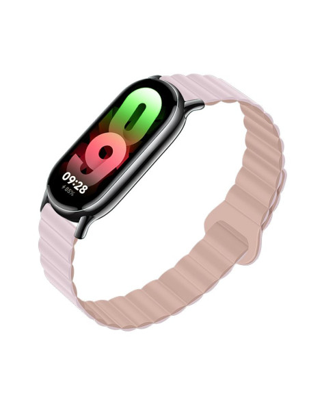 FORCELL F-DESIGN FX Mi Band 8 Bracelet / bande pour Xiaomi Mi Band 8 gris poudré