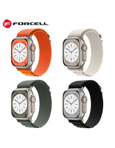 FORCELL F-DESIGN FA13 Bracelet pour Apple Watch 38/40/41mm noir