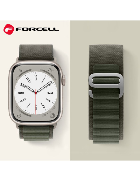 FORCELL F-DESIGN FA13 Bracelet pour Apple Watch 38/40/41mm vert