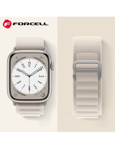 FORCELL F-DESIGN FA13 bracelet / brassard pour Apple Watch 38/40/41mm stellaire