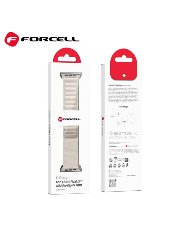 FORCELL F-DESIGN FA13 bracelet / brassard pour Apple Watch 38/40/41mm stellaire