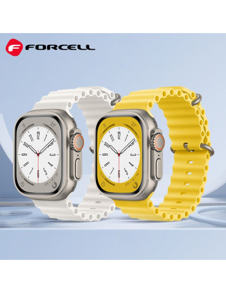 FORCELL F-DESIGN FA12 Bracelet pour Apple Watch 38/40/41mm blanc