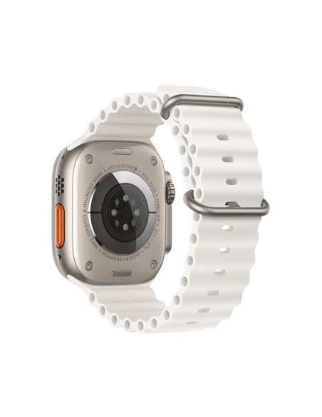 FORCELL F-DESIGN FA12 Bracelet / bande pour Apple Watch 42/44/45/49mm blanc