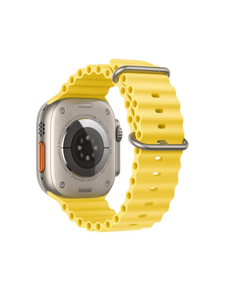 FORCELL F-DESIGN FA12 Bracelet / brassard pour Apple Watch 38/40/41mm jaune