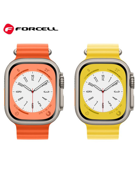 FORCELL F-DESIGN FA12 Bracelet pour Apple Watch 38/40/41mm orange