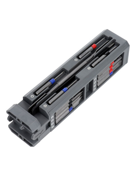 Jeu de tournevis de précision/de service, embouts 30in1 aluminium
