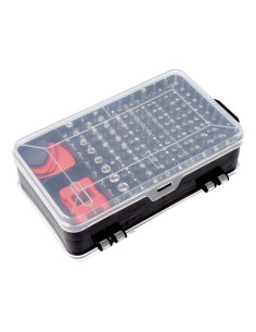 Jeu de tournevis de précision/de service, embouts 115in1 métal rouge