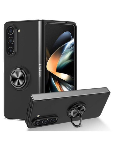Coque KONG RING pour SAMSUNG Galaxy Z Fold 5 5G noir