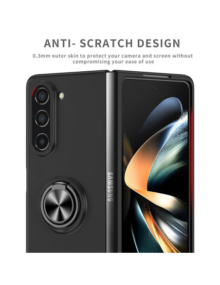 Coque KONG RING pour SAMSUNG Galaxy Z Fold 5 5G noir
