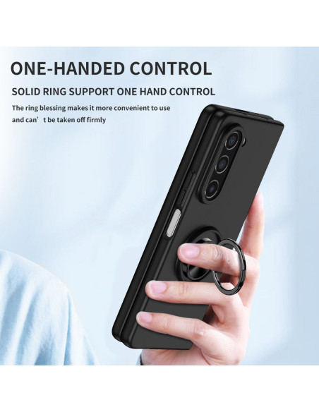 Coque KONG RING pour SAMSUNG Galaxy Z Fold 5 5G noir
