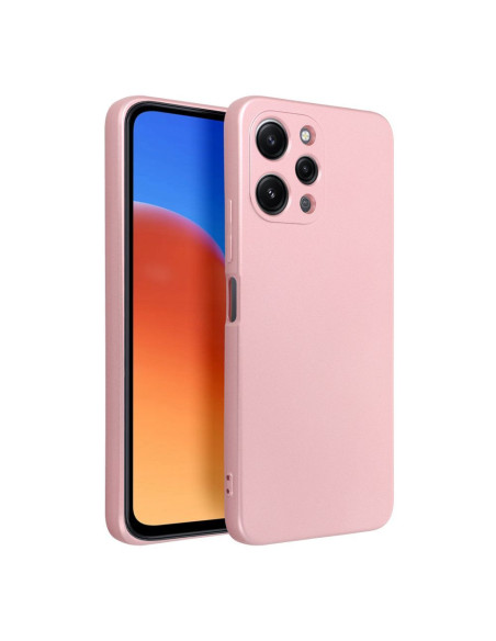 Coque METALLIC pour XIAOMI Redmi 12 4G rose