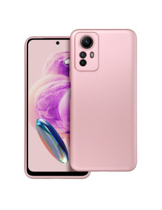 Coque METALLIC pour XIAOMI Redmi Note 12S rose