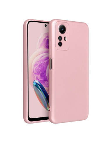 Coque METALLIC pour XIAOMI Redmi Note 12S rose