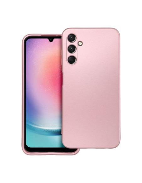 Coque METALLIC pour SAMSUNG A25 5G rose