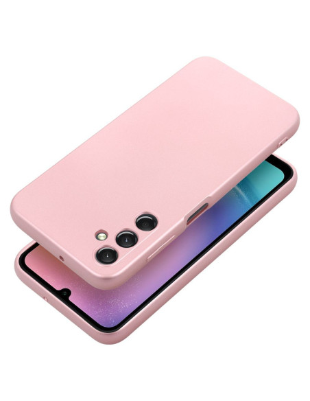Coque METALLIC pour SAMSUNG A25 5G rose
