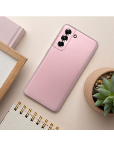 Coque METALLIC pour SAMSUNG S23 FE rose