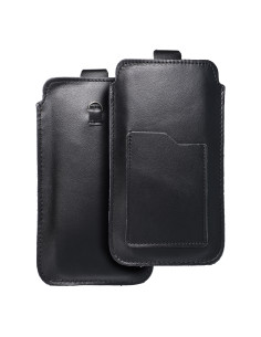Slip-on universel en cuir - ROYAL / noir - Taille 2XL+large - SAMSUNG A12 / NOTE 9 / XIAOMI REDMI NOTE 10 PRO