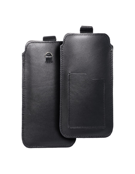 Slip-on universel en cuir - ROYAL / noir - Taille 2XL+tall - SAMSUNG S21 ULTRA / HUAWEI P Smart 2021 / XIAOMI Redmi 12 / OPPO A9