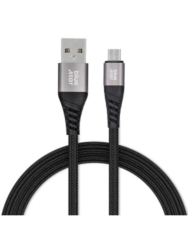 Câble tressé Blue Star avec connecteur micro USB
