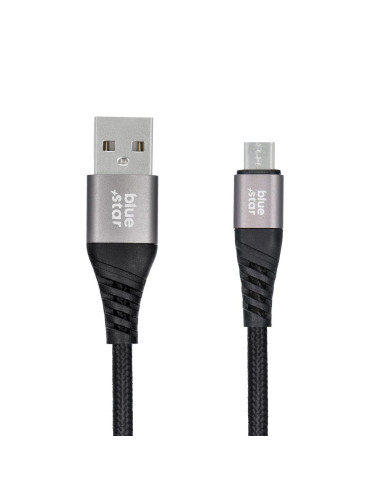 Câble tressé Blue Star avec connecteur micro USB