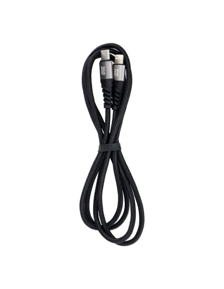 Câble tressé Blue Star avec connecteur USB C vers Lightning 2,4A