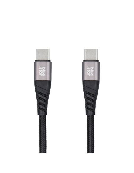 Câble tressé Blue Star avec connecteur USB C vers USB C 3A 60W