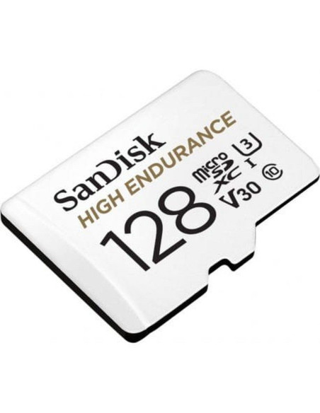 SANDISK carte mémoire microSD 128GB 100MB/s class 10 avec adaptateur
