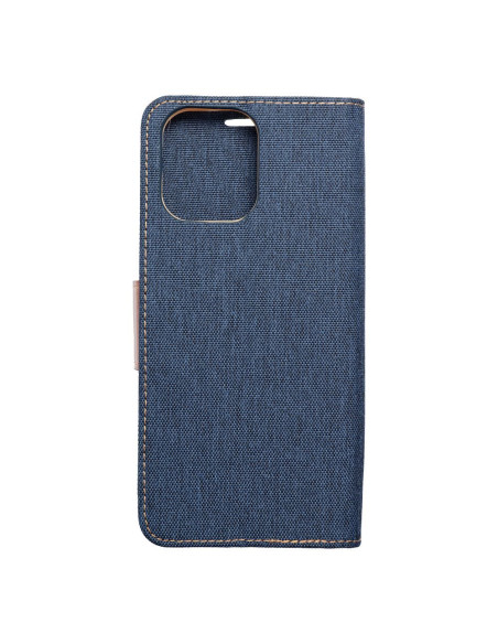 Etui Canvas pour XIAOMI Redmi 12 4G / 12 5G bleu marine