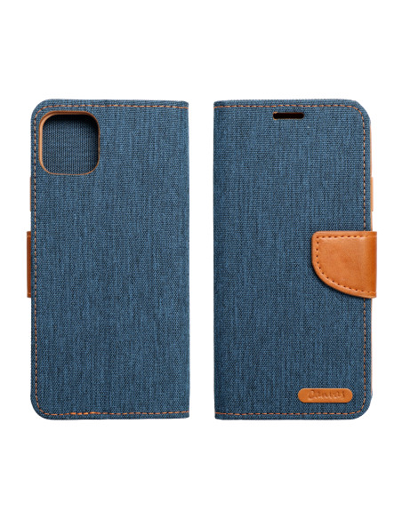 Etui Canvas pour XIAOMI Redmi 12 4G / 12 5G bleu marine