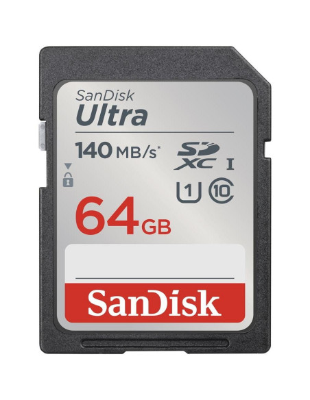Carte mémoire SANDISK ULTRA SDXC 64GB 140MB/s