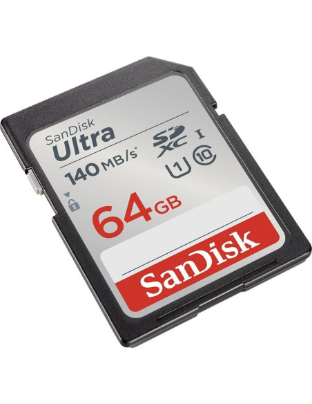 Carte mémoire SANDISK ULTRA SDXC 64GB 140MB/s