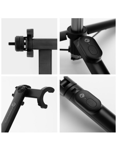 FORCELL F-GRIP S70M trépied pour selfie stick avec télécommande bluetooth