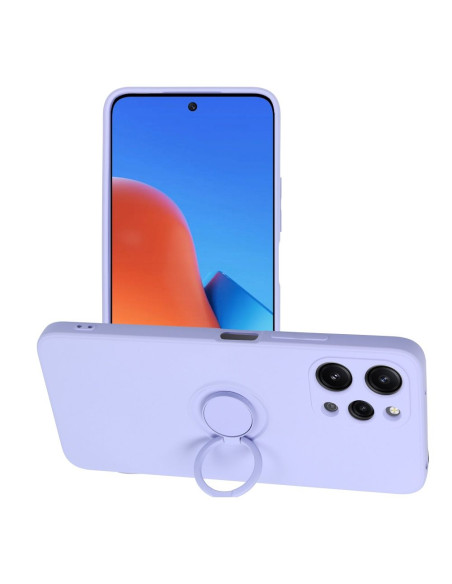 Coque SILICONE RING pour XIAOMI Redmi 12 4G violet