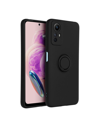 Coque SILICONE RING pour XIAOMI Redmi NOTE 12S noir