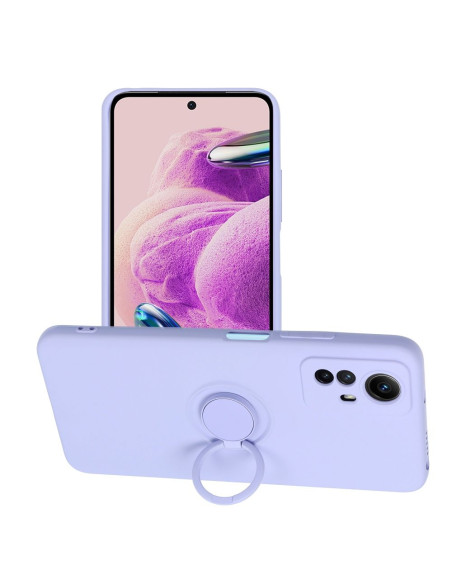 Coque SILICONE RING pour XIAOMI Redmi NOTE 12S violet