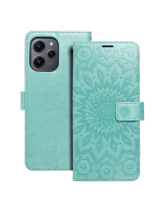 Etui MEZZO Book pour XIAOMI Redmi 12 4G / 12 5G mandala vert
