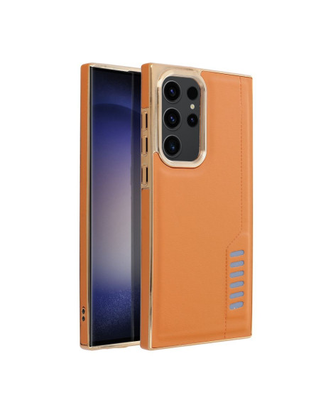 MILANO Coque pour SAMSUNG S22 Ultra marron