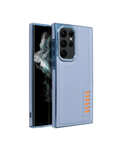 MILANO Coque pour SAMSUNG S22 Ultra bleu