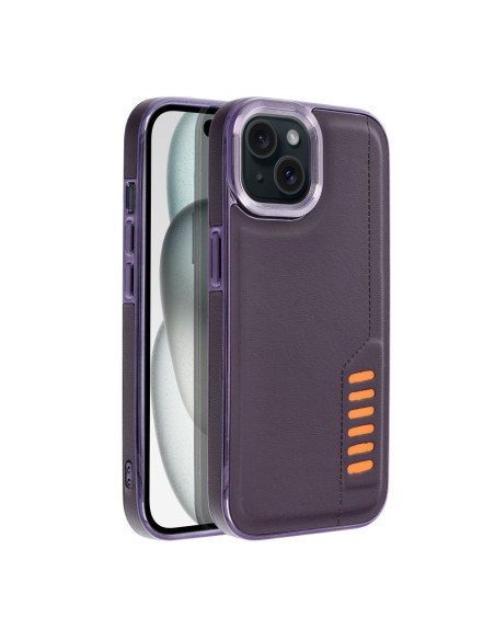 MILANO Coque pour IPHONE 15 violet foncé