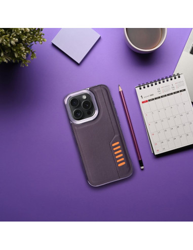 MILANO Coque pour IPHONE 15 violet foncé