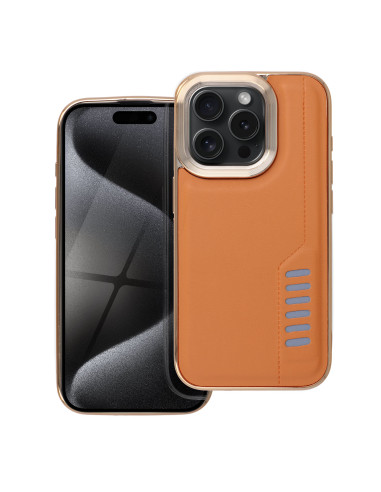 MILANO Coque pour IPHONE 15 Pro marron