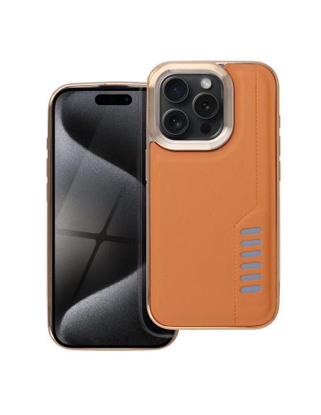 MILANO Coque pour IPHONE 15 Pro marron