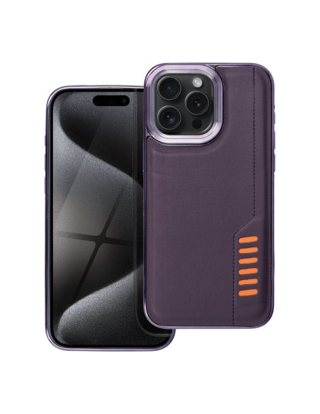 MILANO Coque pour IPHONE 15 Pro Max violet foncé