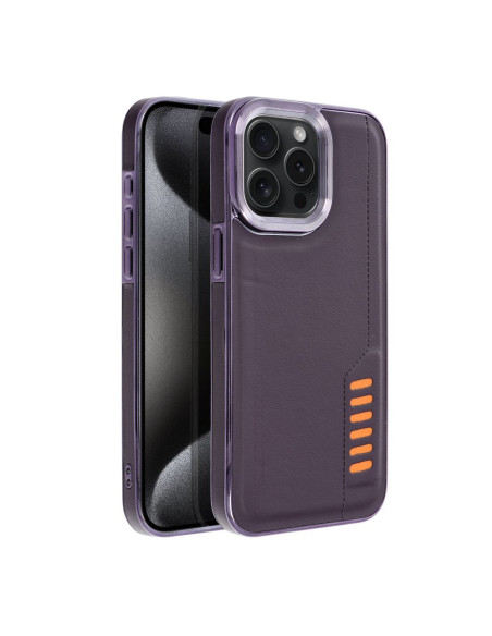 MILANO Coque pour IPHONE 15 Pro Max violet foncé