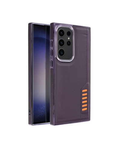 MILANO Coque pour SAMSUNG S23 Ultra violet foncé