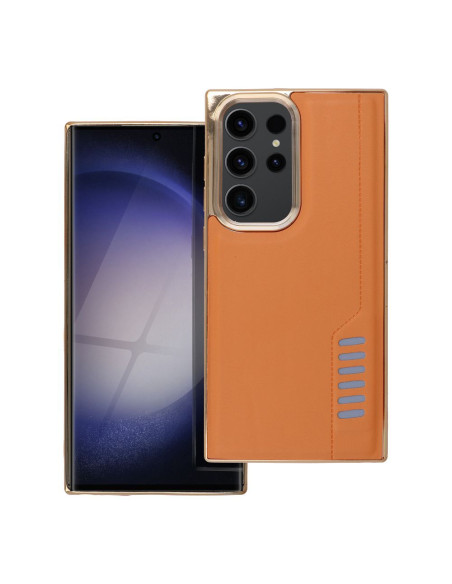 MILANO Coque pour SAMSUNG S23 Ultra marron