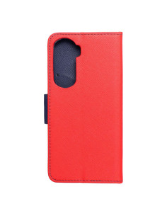 Etui Fancy Book pour HONOR 90 Lite rouge/ bleu fonce 2