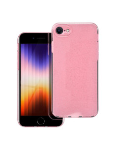 Coque transparente 2mm BLINK pour IPHONE 7 / 8 / SE 2020/ SE 2022 rose