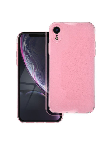 Coque transparente 2mm BLINK pour IPHONE XR rose