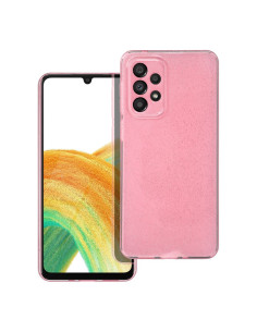 Coque CLEAR CASE 2mm BLINK pour SAMSUNG A33 5G rose